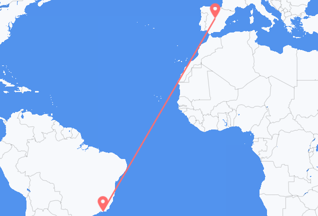 里约热内卢 到马德里