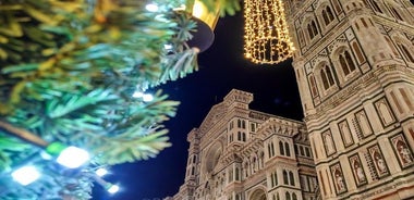 Weihnachtsbeleuchtung Foto Spaziergang in Florenz