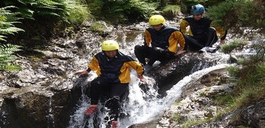 Ævintýri í vatni í Ghyll Scrambling í Lake District