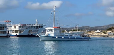 Paros Half Day Wooden Boat Sea Tours in Parikia Bay