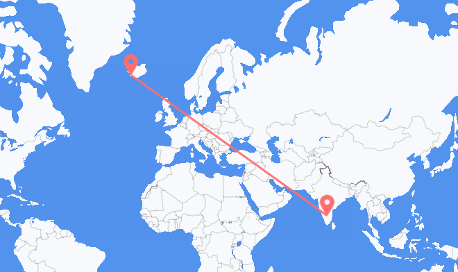 Bengaluru to Reykjavik