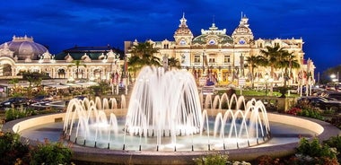 Monaco bei Nacht-Tour in kleiner Gruppe von Nizza aus