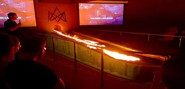 Eintrittskarte für die Lava Show Vik