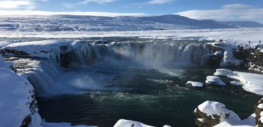 Excursion d'une journée au lac Myvatn et à la cascade Godafoss pour les navires de croisière du port d'Akureyri