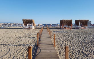 Photo of Cunda Island coastline view in Ayvalik Town of Turkey.