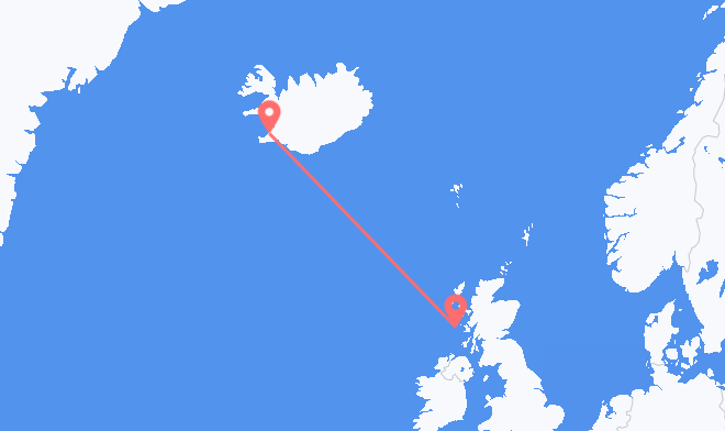 Reykjavik to Tiree