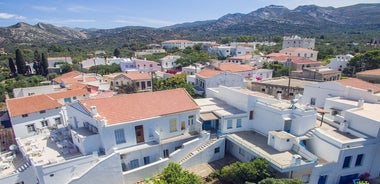 Visite en bus des points forts de Naxos avec temps libre pour déjeuner à Apeiranthos