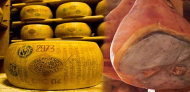 Parma: Framleiðsla Parmigiano og Parma Skinka - Skoðunarferð og Smökkun