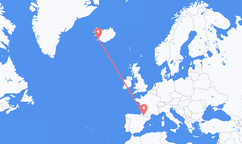 Flights from Reykjavík to Lourdes