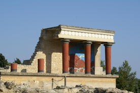 Palacio de Knossos y antiguo pueblo de cerámica en las montañas (Aventura de lujo)