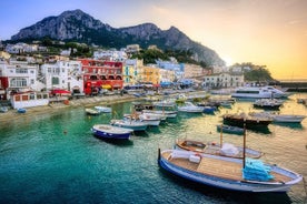 Full Day Private Boat Tour to Capri from Positano 