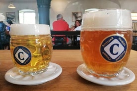  Böhmisches Glas, das in Prag durchbrennt