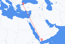 Vols d’Aden, l’Yémen pour Bursa, Turquie