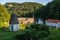 Photo of Žiče Charterhouse, monastry, view from above,Slovenia.