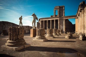 From Naples: Pompeii tour and Vesuvius wine tasting with lunch