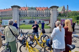 Destaques de Varsóvia de bicicleta