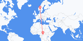 Central African Republic to Norway
