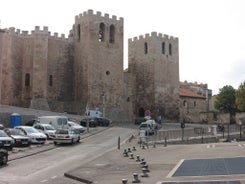 Saint Jean Castle and Cathedral de la Major and the Vieux port in Marseille, France.