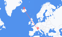 Flights from Turin to Akureyri
