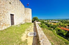 City of Zadar aerial panoramic view.