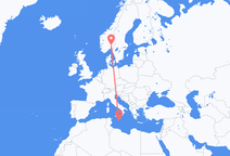Oslo to Valletta