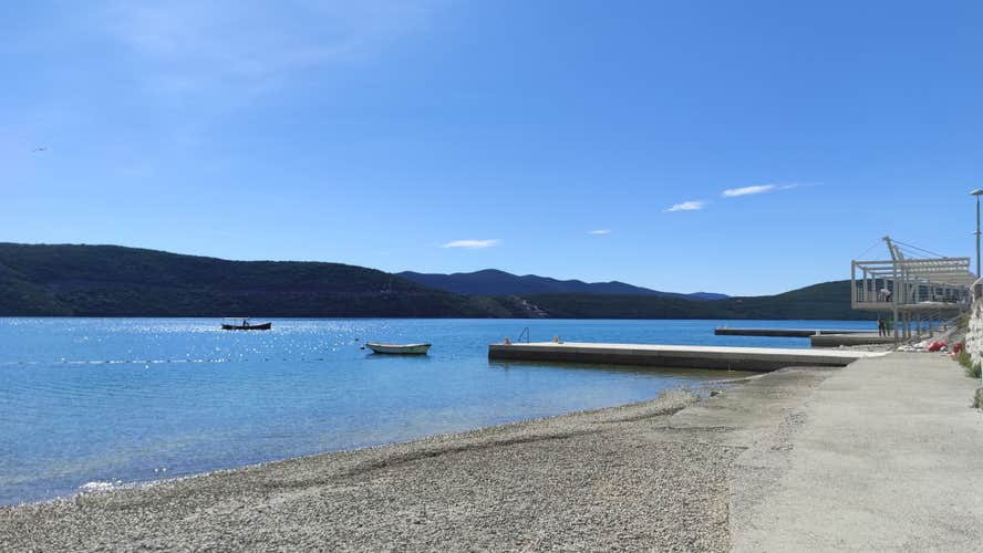 Photo of Neum beautiful beach in Bosnia and Herzegovina.