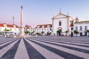 Photo of aerial view of beautiful landscape of Faro, Algarve, Portugal.