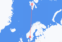 Flyreiser fra Göteborg, til Svalbard