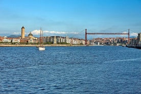 Getxo und Bizkaia-Brücke von Bilbao