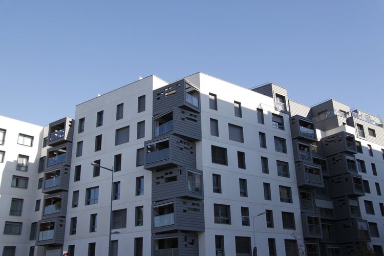 photo of view of Modern building at Issy Les Moulineaux - France.