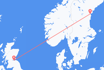 Vluchten van Edinburgh naar Sundsvall