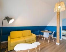 CosyBNB bleu, logement indépendant, wifi, parking, petit déjeuner