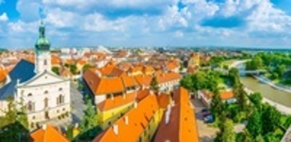 photo of view of Gyor, Hungary.