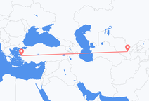 Flyg från Samarkand till Izmir