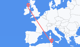 Flights from Tunisia to Northern Ireland