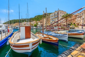 Photo of beautiful Grande Sperone beach, Bonifacio ,France.