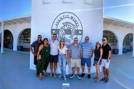 Visite d'une demi-journée de dégustation de vins et de vignobles à Santorin avec prise en charge