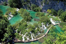 Visite entièrement privée des lacs de Plitvice au départ de Zagreb