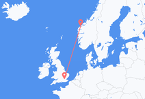 Flyreiser fra Ålesund, til London