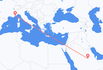 Flights from Riyadh to Nice