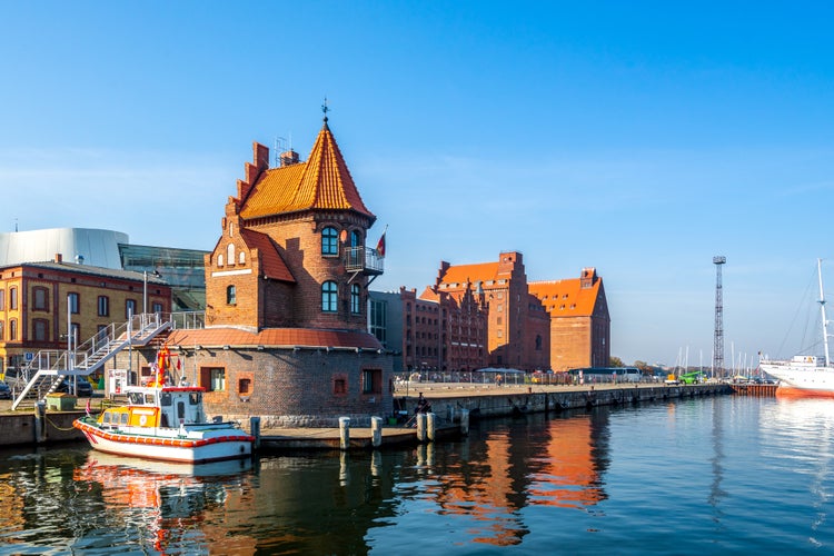 Marina of Stralsund, Germany