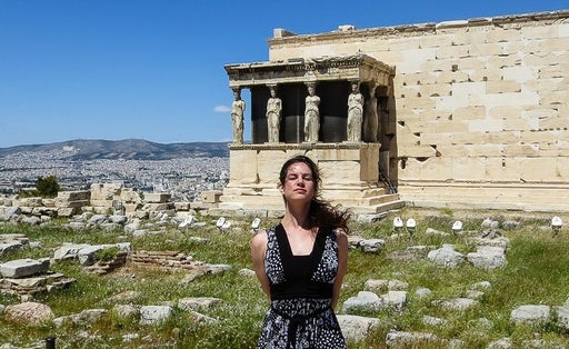 photo of view of Erechtheion Athens, Greece.