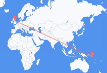 Flyrejser fra Honiara til Durham