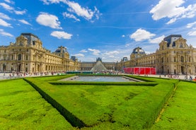 Photo of Bordeaux aerial panoramic view. Bordeaux is a port city on the Garonne river in Southwestern France.