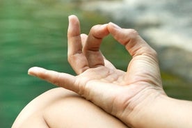 Yoga on Whitstable beach for couples