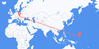 Voos da Micronésia para a Eslováquia