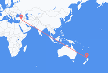 Voos de Auckland, Nova Zelândia para Sanlıurfa, Turquia