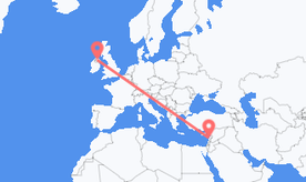 Flights from Lebanon to Northern Ireland