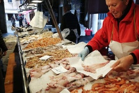 Vis shoppen in Rialto en thuis koken in Murano