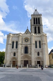 photo of view of Church of St. Denis,Liege Belgium.